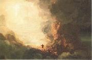Thomas Cole Study for The Cross and the World:The Pilgrim of the Cross at the End of His Journey (mk13) USA oil painting artist